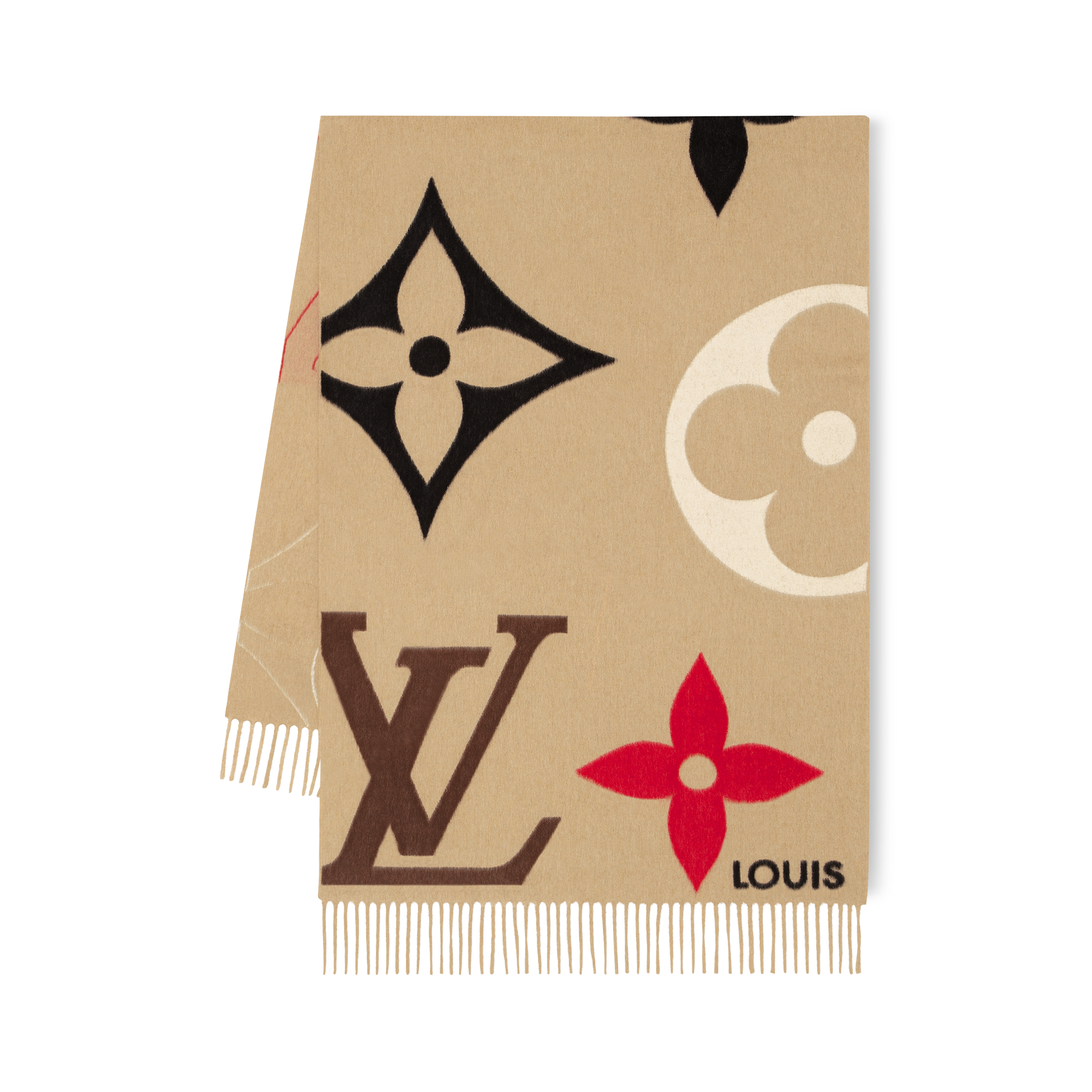 Louis vuitton deals scarf beige